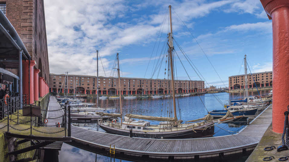The Royal Albert Dock in Liverpool, Merseyside