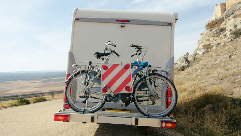 caravan a frame bike rack