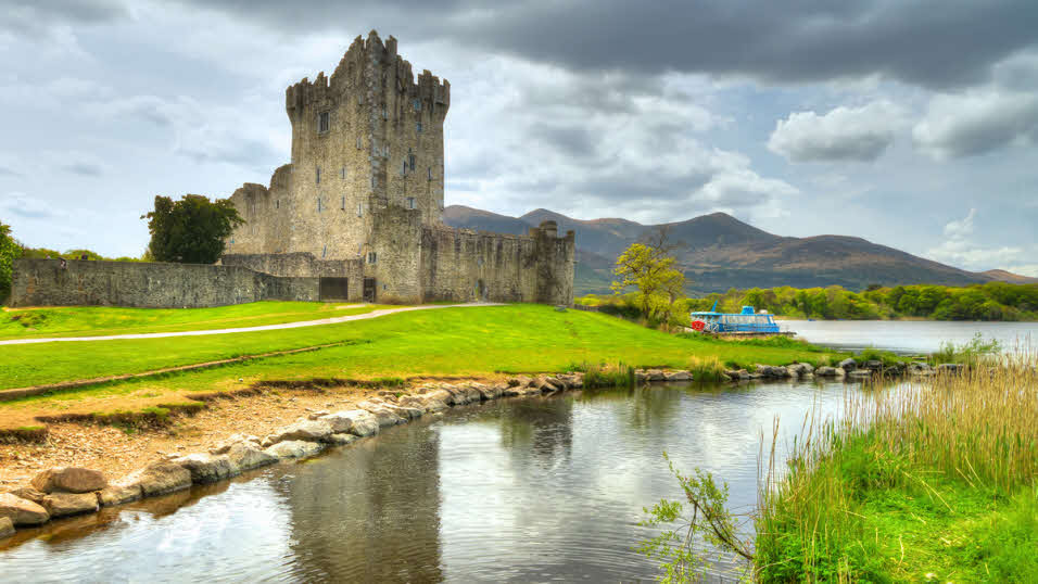 Ross Castle in County Kerry in Ireland